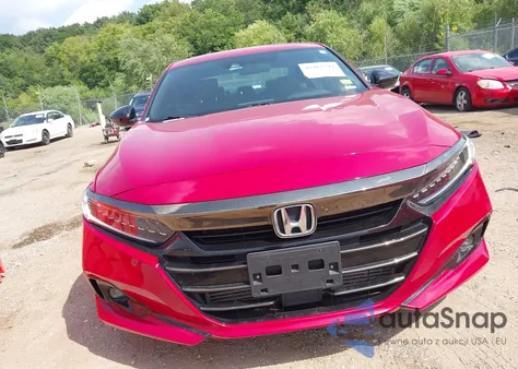2021 Honda Accord Sport из США, поврежденный, VIN 1HGCV1F30MA079872